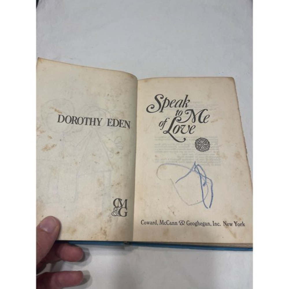 Speak to Me of Love by‎ Dorothy Eden